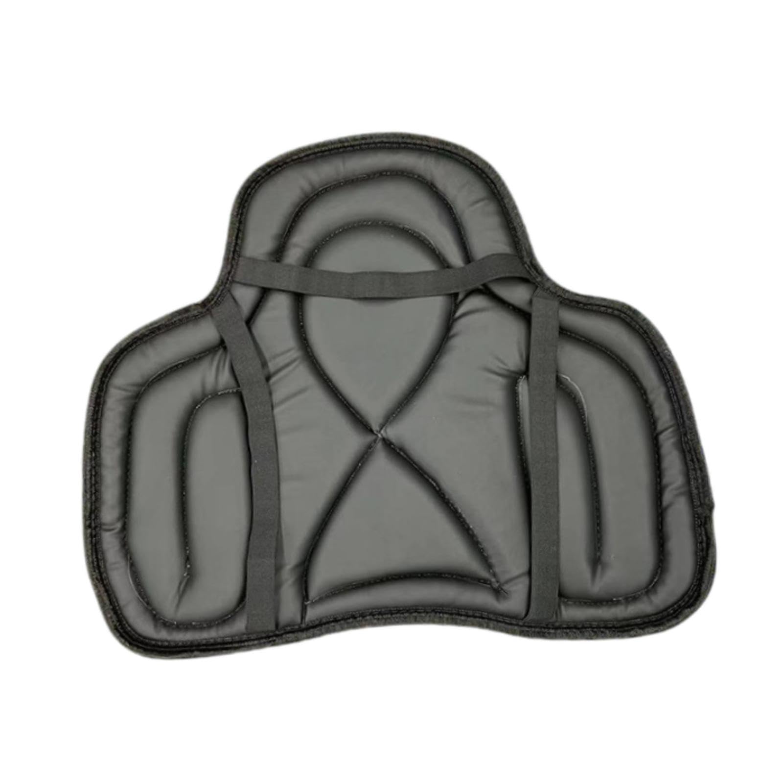 Sottosella Cuscino per Sella da Equitazione con Cinghia di Fissaggio Accessori per Equitazione Cuscini Morbidi per Equitazione Sottosella da Dressage, Nero
