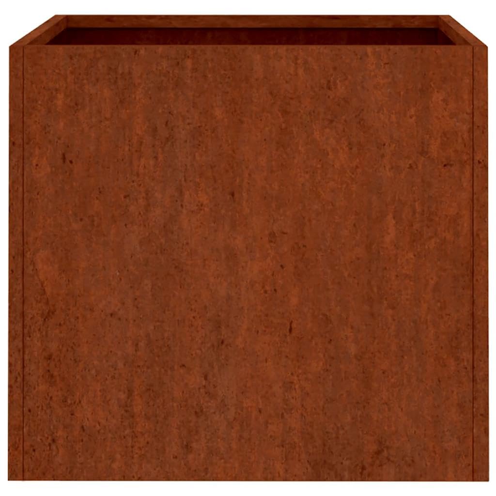 Generico Fioriere 2 pz 49x47x46 cm Acciaio Corten,Prato e Giardino,Giardinaggio,Vasi e fioriere-821552