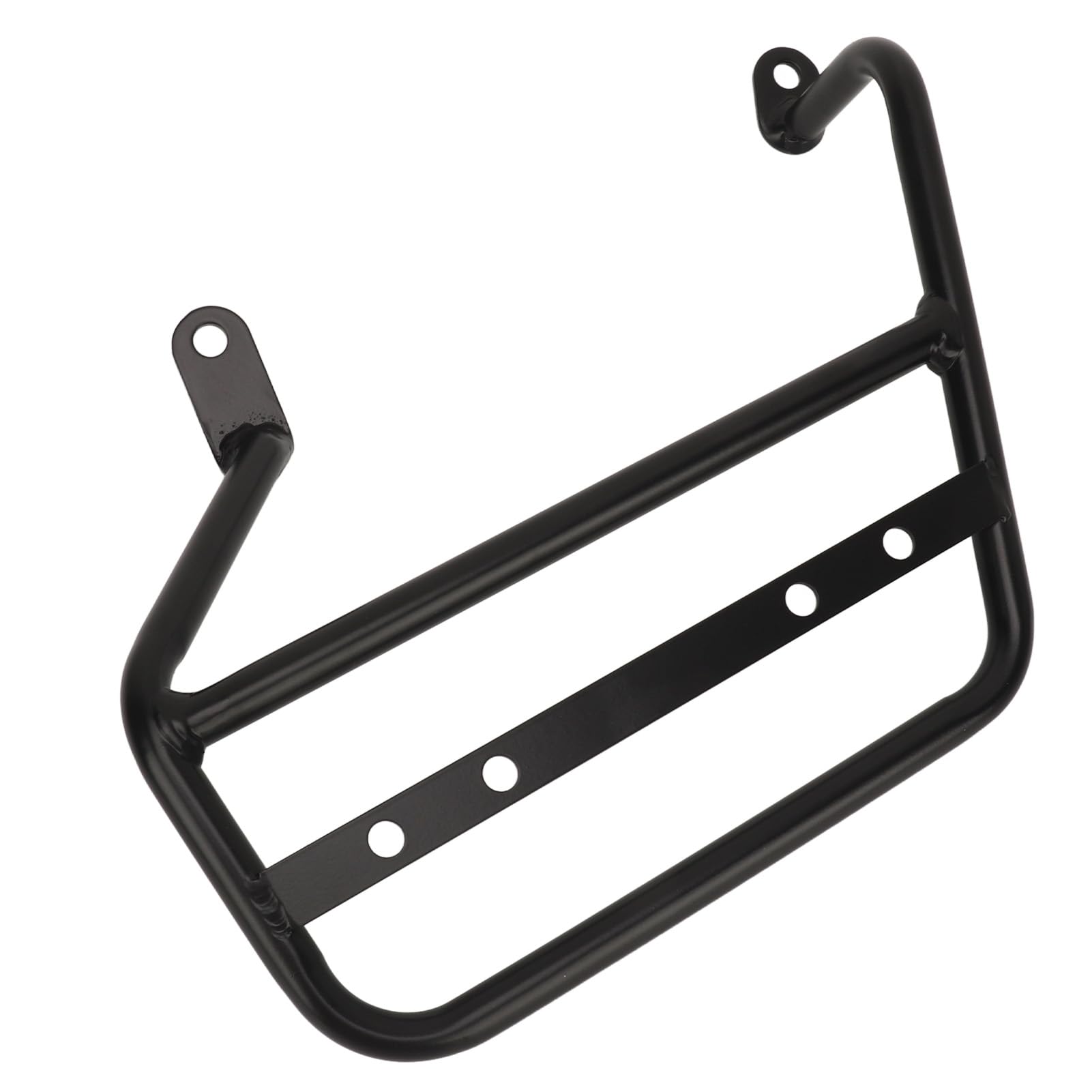 Supporto per borsa da sella per portapacchi laterale per moto compatibile con CB1100 EX CB1100 RS dal 2017 al 2023 Sinistra 12 mm Ferro anodizzato duro nero (Destra HC593 BBZJ)