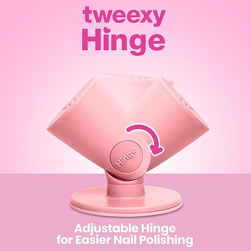 Miniatura 2 de tweexy Hinge Untippable Soporte para botella de esmalte de uñas  Soporte de esmalte de uñas antiderrames, inclinado, succión Smartgrip Airlock