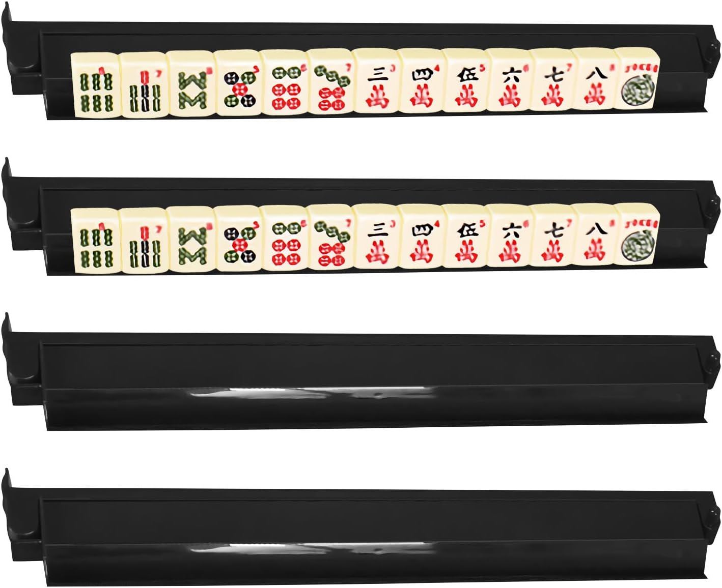 Mahjong Tile Racks | Compact Dominoes Game Stands - Mahjong Pushers and Racks,for Home House Travel Club Holiday Festive