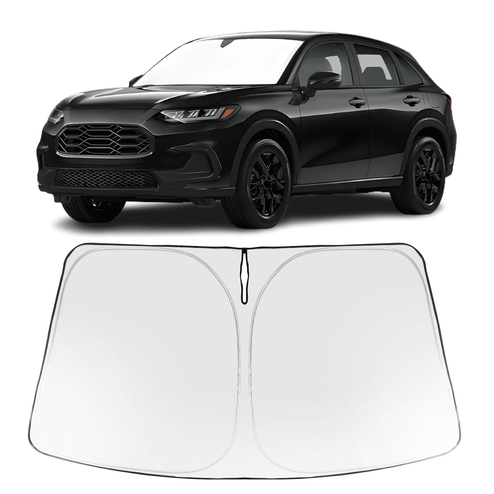 Proadsy Custom Fit 2023-2026 Honda HR-V Windshield Sun Shade, Blocks Heat