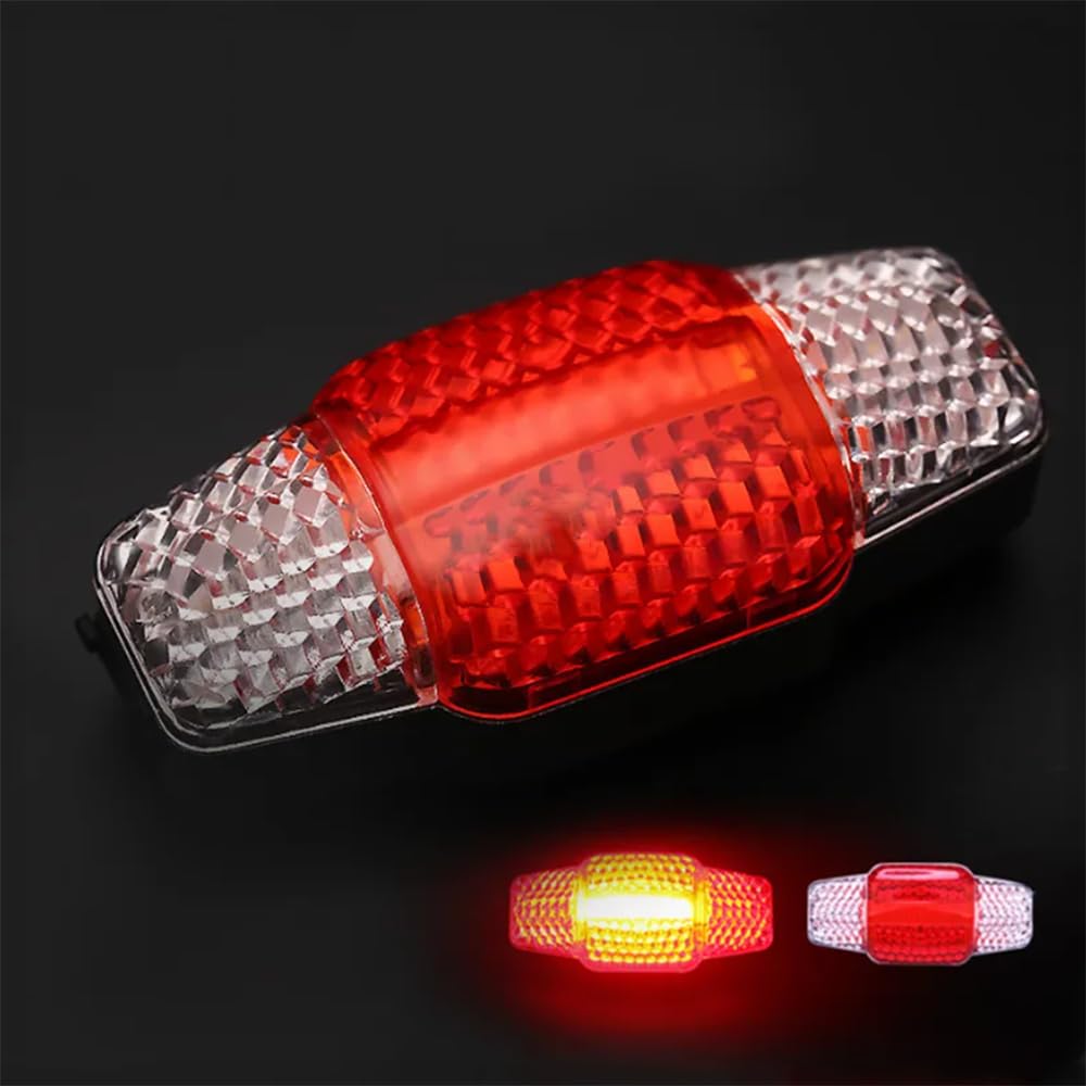 Luce per Bicicletta con indicatore di direzione Intelligente, Luce Freno, Ricaricabile Tramite USB, Luce a LED COB, luci Posteriori per Bicicletta.