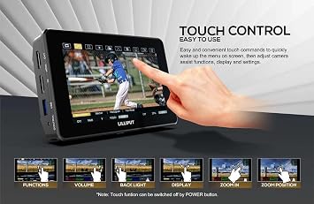 LILLIPUT HT series 2000nits Ultra-Bright Touch Control Screen with HDMI 2.0 3G-SDI Input Output LANC 3D-LUT Waveform Histogram 5 HT5S ,7 HT7S and 10.1? HT10S (HT5S-5.5 1920x1080)