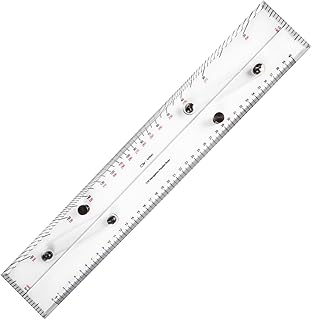 Marine Parallel Ruler - 45cm Multifunctional Navigation Tool with Clear Scale for Chart Plotting, Mapping, Maritime Naviga...