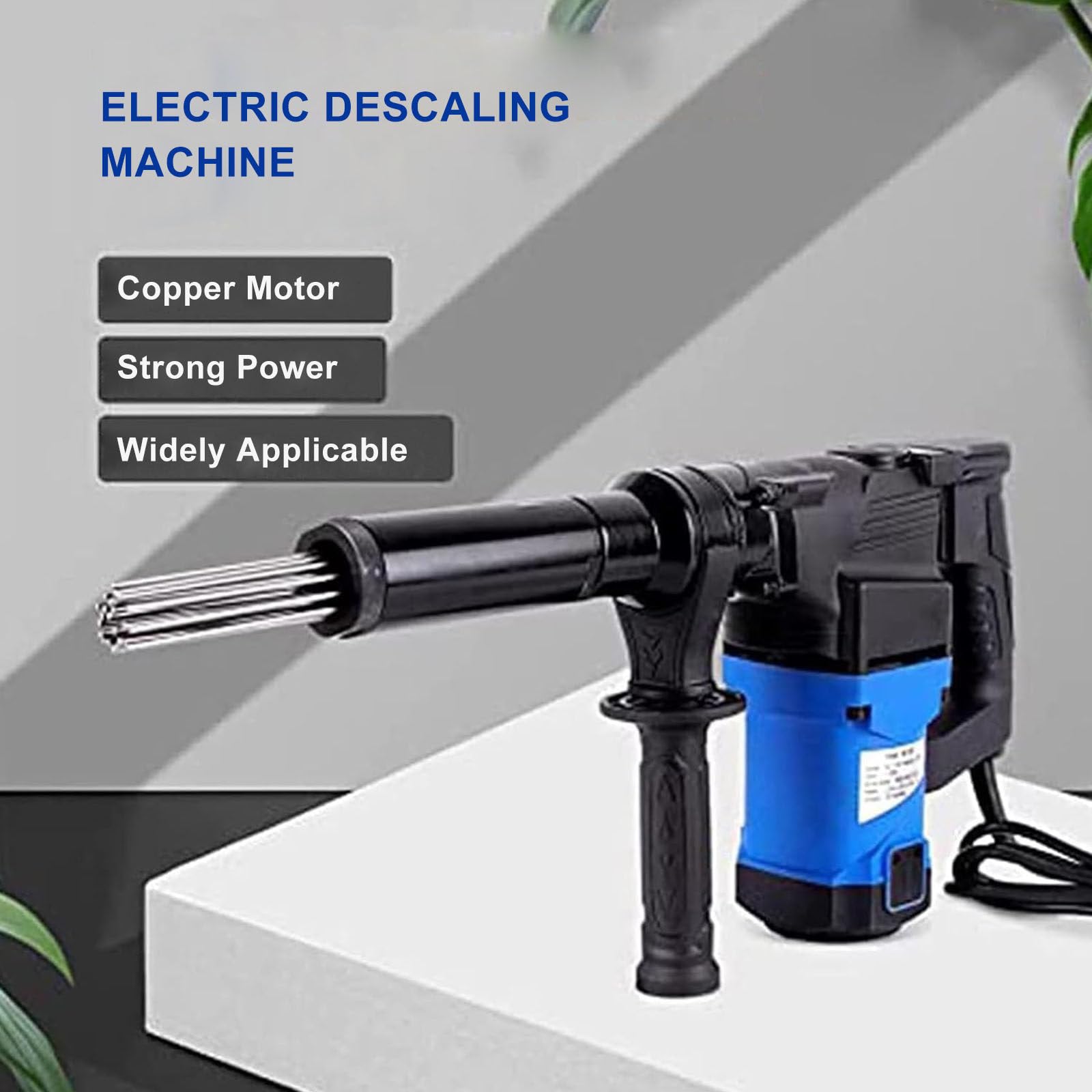 Desoxidante EléCtrico De Aguja, 1100 W, Pistola De Aguja Manual Para Eliminar óXido, Escoria De Soldadura Y Pintura. Limpiador De Escoria De Soldadura. 4500 Rpm. Ciclo De Trabajo: 30 Minutos.