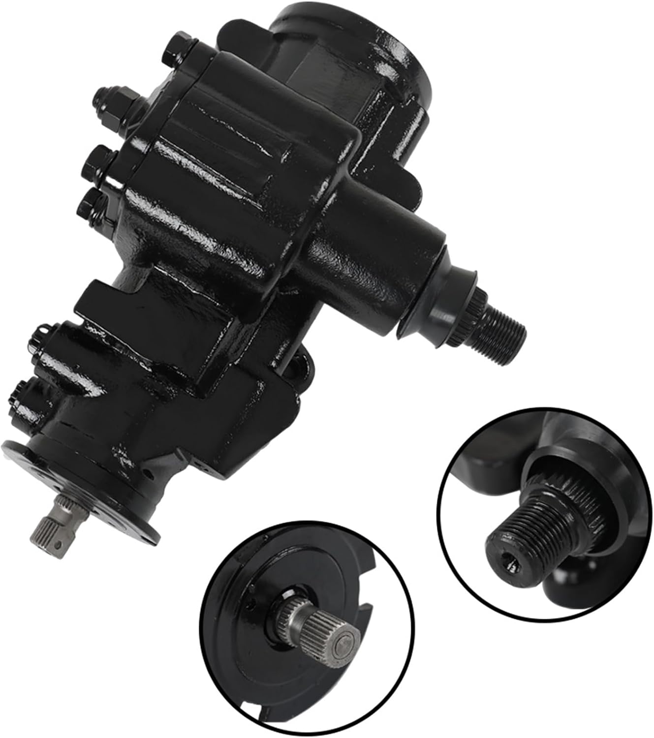 WFLNHB Power Steering Gear Box Replacement for GM Replacement for Regal Camino Caballero Cutlass Firebird 1982-1992 27-6550