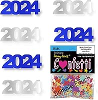 Vista 16 de Confetti Year 2024 Negro, Azul Royal Combo - 2 bolsas de media onza (1 oz)