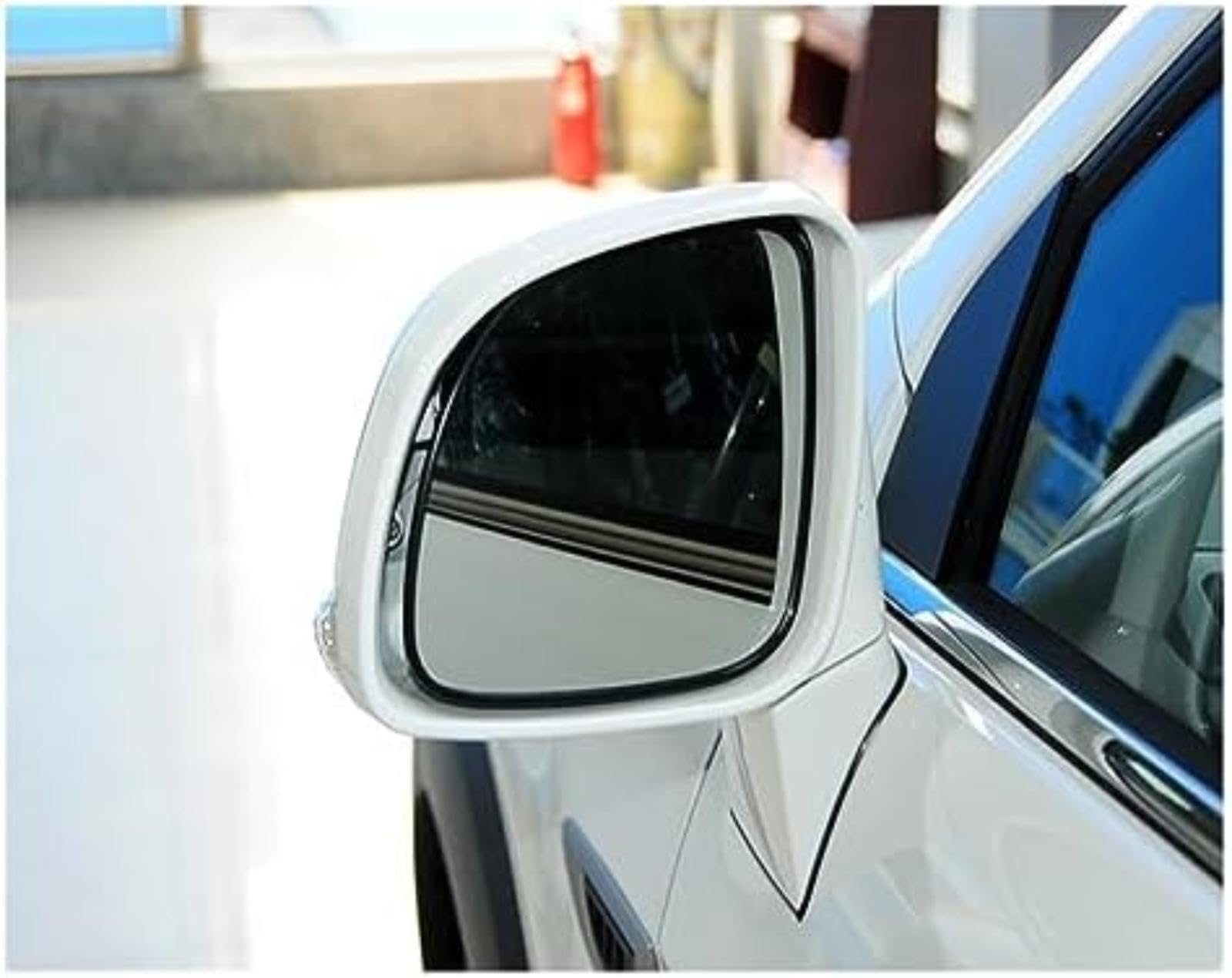 Szkło lusterka bocznego samochodu, dla Chevroleta, dla Captiva 2012-2017 Zewnętrzne lusterka boczne Obiektyw lusterek wstecznych Biały z podgrzewanymi drzwiami Lusterko (B 1PCS left side)