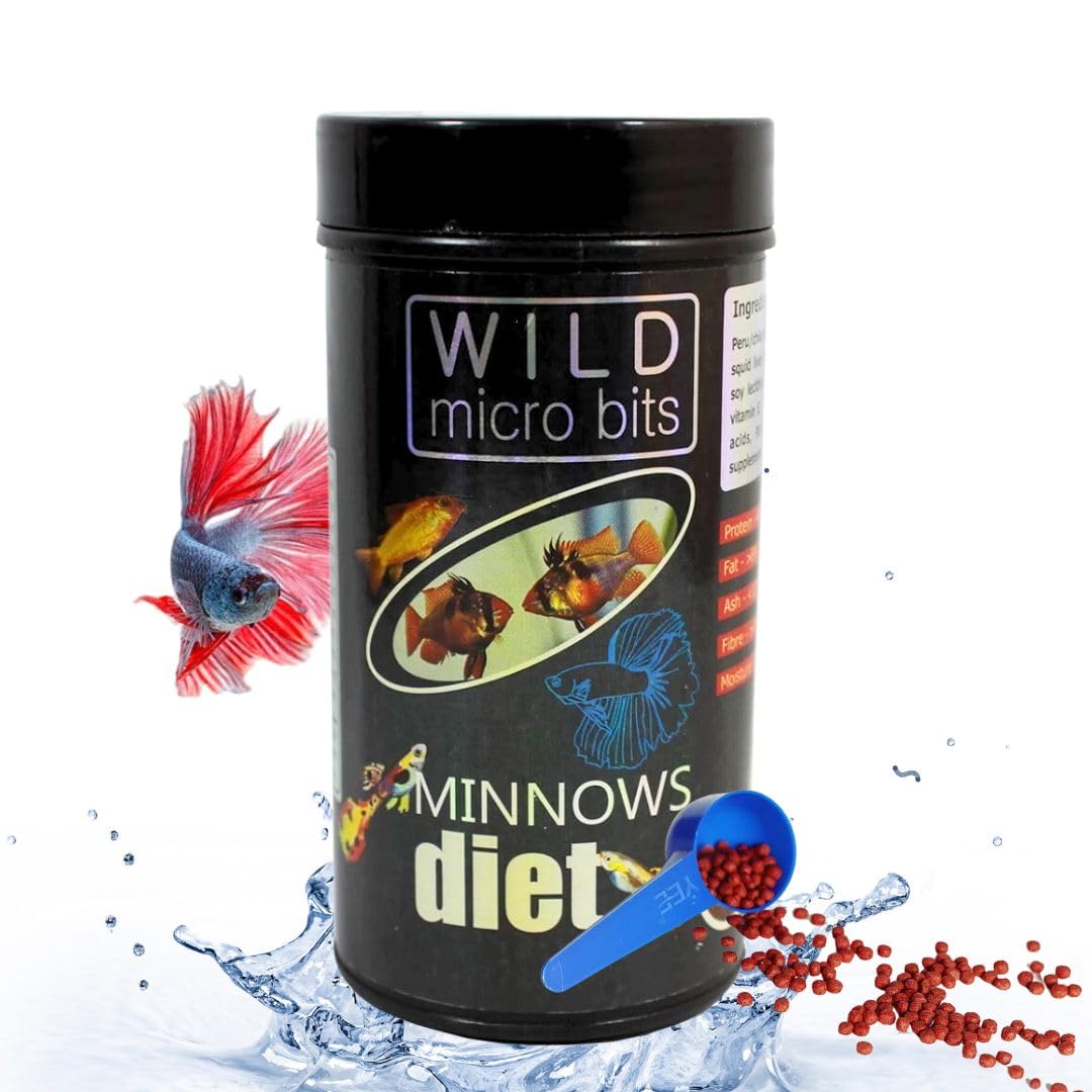 Aquatic Remedies Minnows Diet - 0.6 mm Slow Sinking Granules | Feed for Ramirezy, Corydoras, Small Rainbows, Tetras, Bettas and Guppies (Medium (100G)) (B0B36BDGLB) Amazon Price History, Amazon Price Tracker