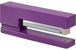 JAM PAPER Modern Desk Stapler in Captivating Purple