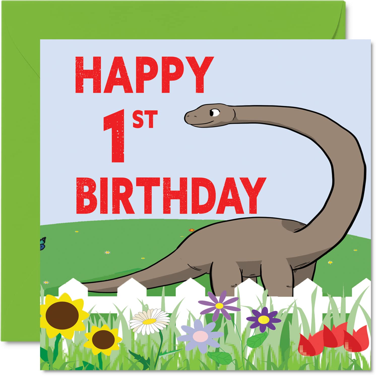 Biglietto di auguri per il primo compleanno per ragazzi e
