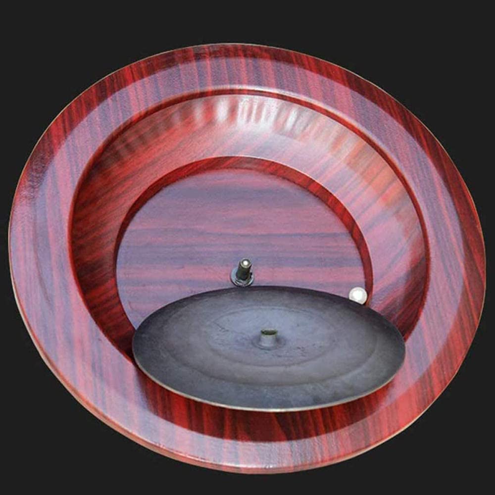 DKULMN Ruota della Roulette, Set di Ruote della Roulette in Legno da 12 Pollici Giradischi Giochi da Tavolo per Il Tempo Libero per Adulti Pratici, Serate di Gioco Essenziali