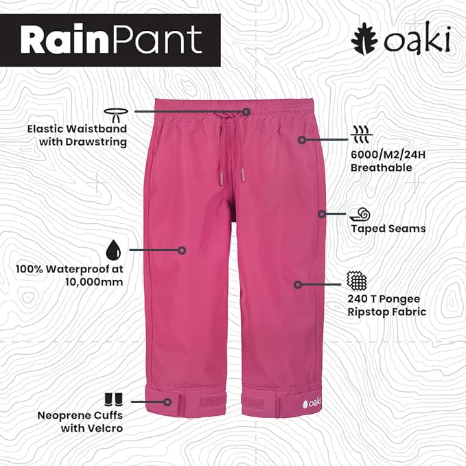 Image of Oakiwear Children's Trail and Rain Pants for Kids & Toddlers