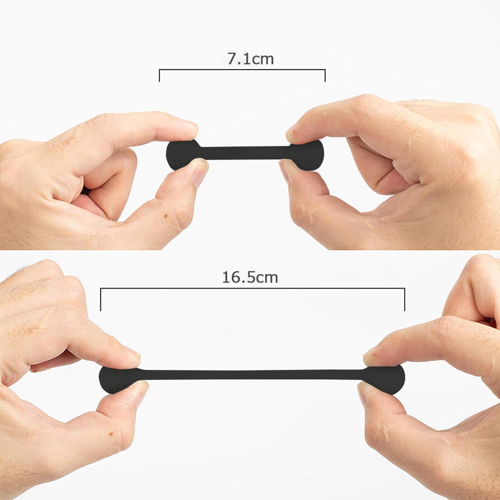 Nearockle 24 Stück 7,5 Cm+10.8cm Silikon Kabelbinder, Wiederverschließbar Kabel Organizer, Wiederverwendbare Kleine Kabelbinder Für Ladekabel, Cable Organizer Für Reisen (Mehrfarbig
