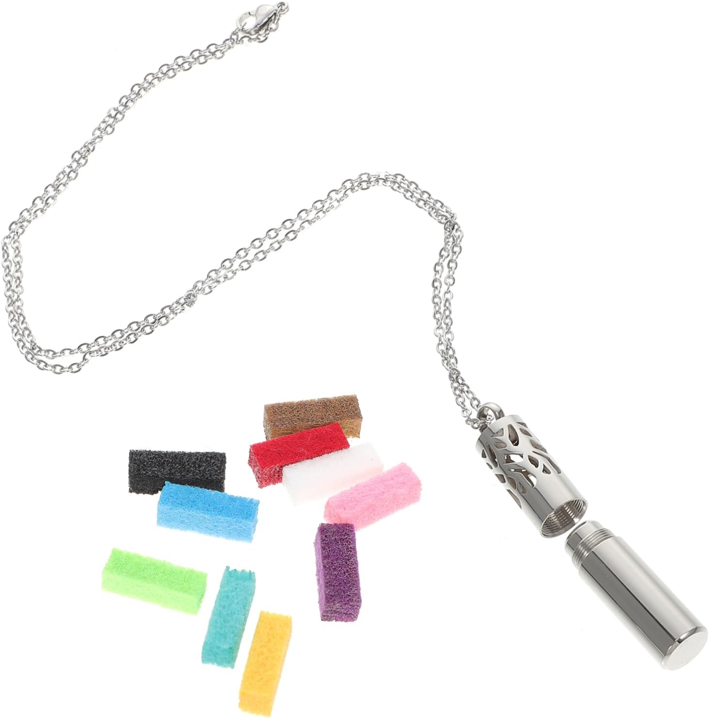 Collar Difusor de Aromaterapia Acero Inoxidable LIFKOME