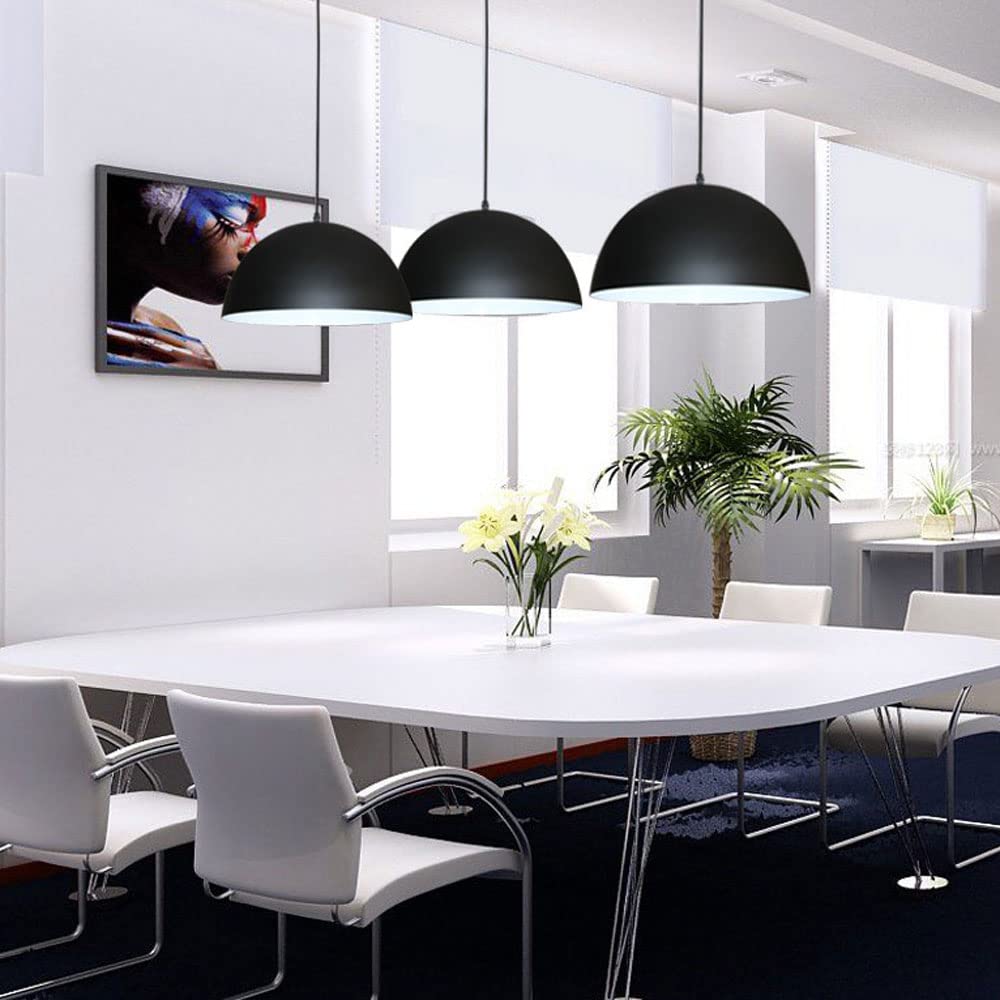 Lámpara Colgante de Comedor Color macarrón, de un Solo Cabezal, de Hierro Forjado, Creativa, de bajo Consumo, E27, Ajustable, para Oficina, con Personalidad