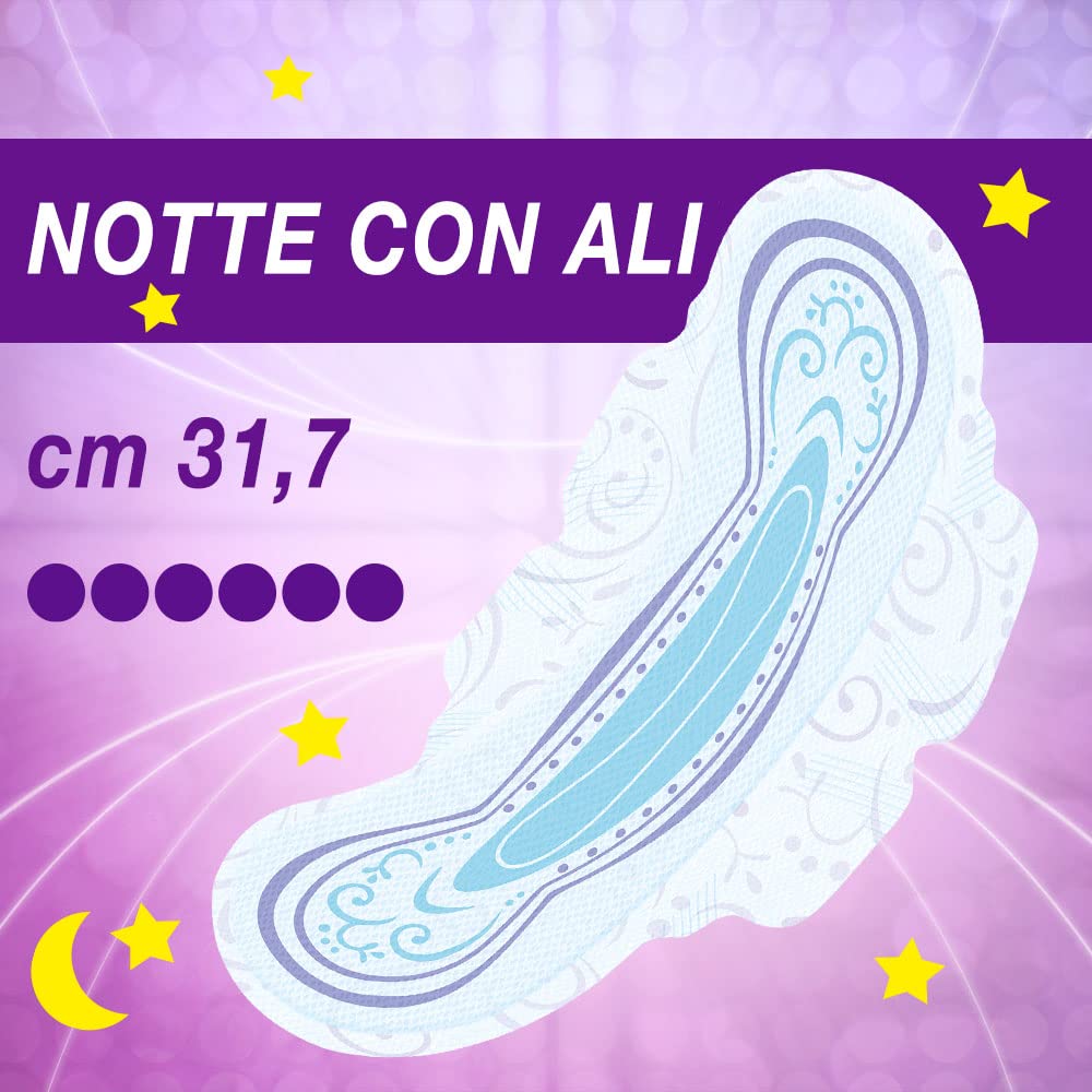 Lines Seda Ultra Noche, 24 paquetes de 10 compresas, 240 compresas