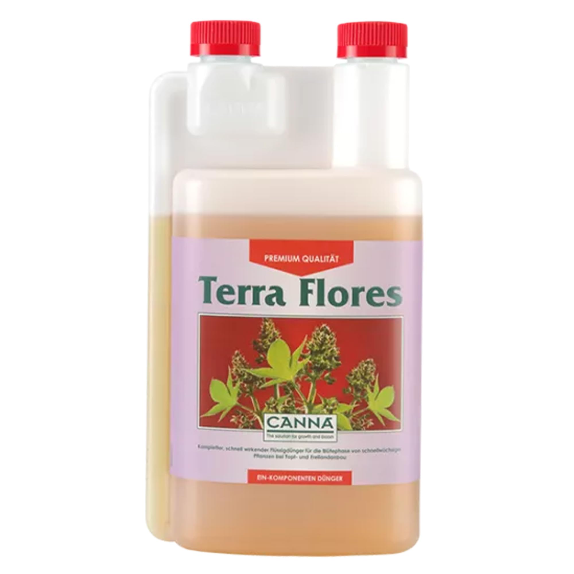 Growkingz Canna Dünger Set: Terra Flores 1L (Blühdünger), Terra Vega 1L (Growdünger), Rhizotonic 250ml (Wurzelaktivator für Stecklinge), Boost 250ml, PK13/14