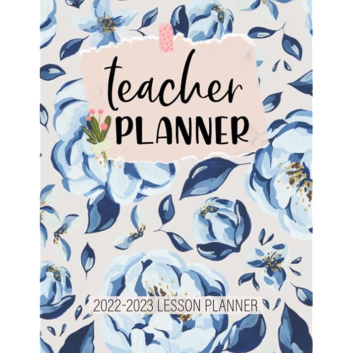 Buy Teacher Lesson Planner 20222023 Academic Year Monthly and Weekly