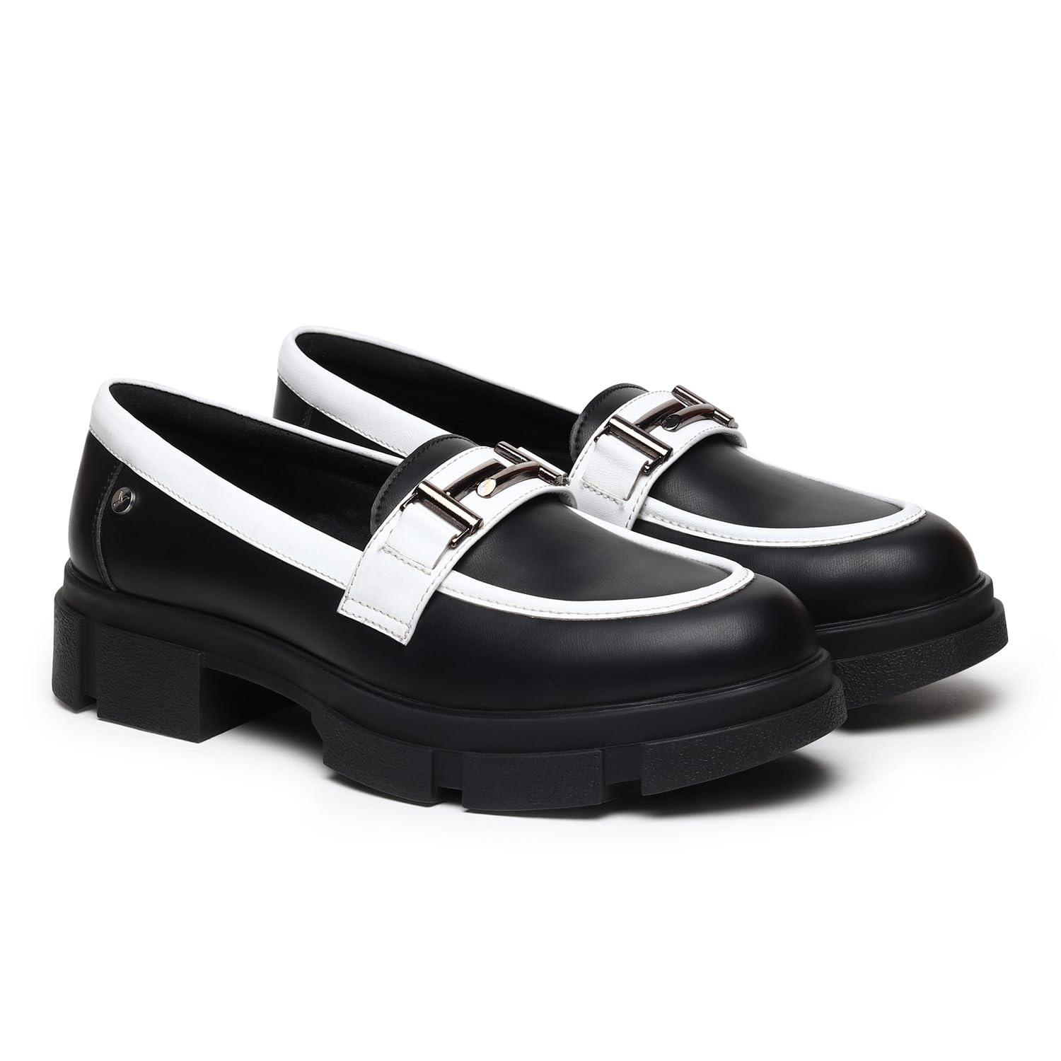 Stella 001 Slip-on Loafers for Women | Comfortable & Stylish Block Heel | Fashion Moccasins with Footpharma Footbed | Perfect for Casual, Formal Shoe-image-19
