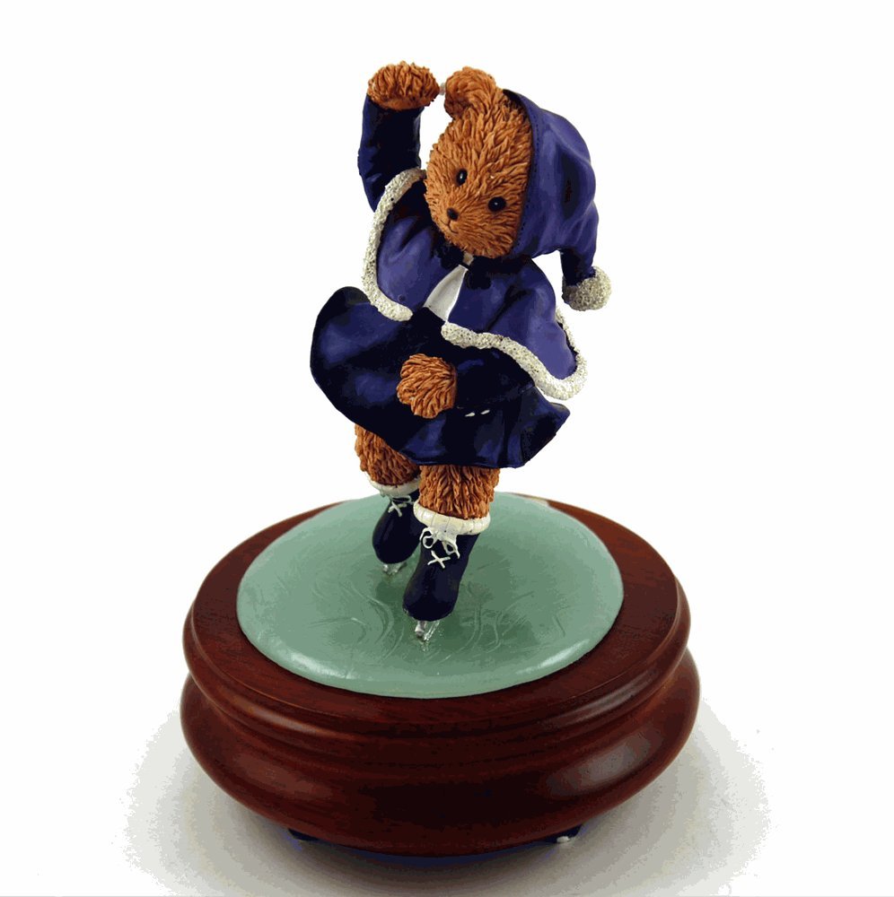 Thread Bears - Ice Skater Threadbear Musical Figurine - Many Songs to Choose - Entertainer, The