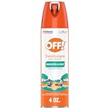 OFF! FamilyCare Mosquito, Tick, and Insect Repellent Aerosol, Smooth and Dry Formula Bug Spray, Provides up to 6 Hours of Protection, 4 oz