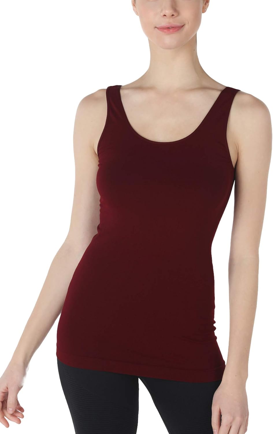 NIKIBIKI Women Seamless Premium Classic Tank Top, Made in U.S.A, One Size