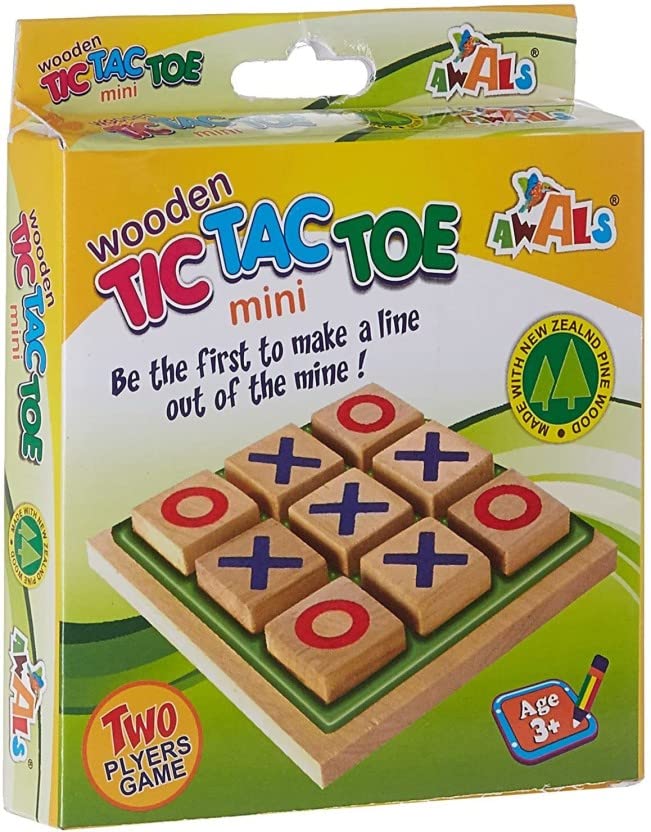 Uscatalog Brand Tic Tac Toe - Wooden Family Board Game Board Game Accessories Board Game