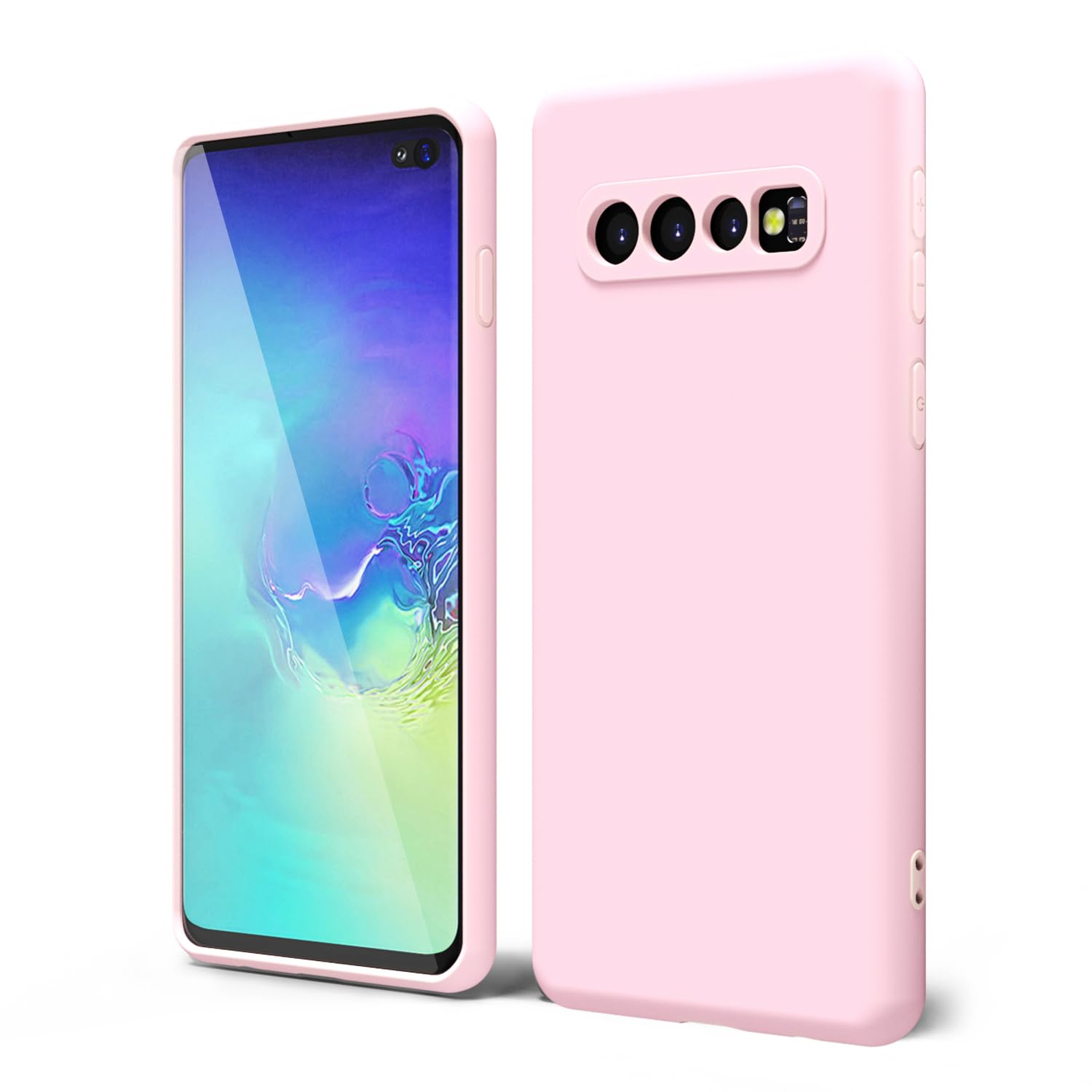 oakxco for Samsung Galaxy S24 Ultra Phone Case Liquid Silicone, Neon Bright Solid Color, Thin Slim Soft Rubber Gel Matte TPU Plain Simple Cover for Women Girl Cute, Hot Pink Fuchsia — view 187