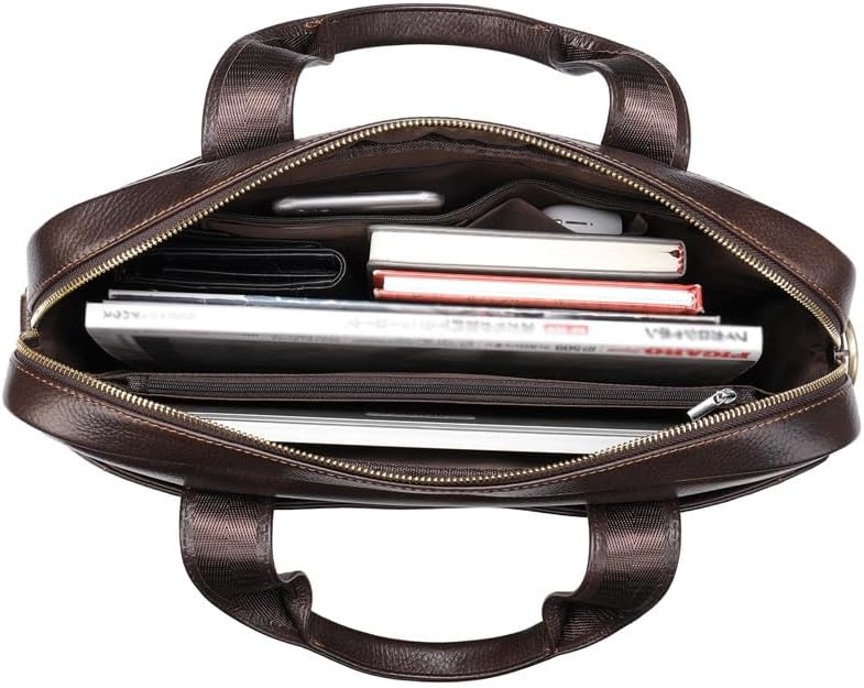 Handbag Business Bag Top Layer Cowhide Briefcase Laptop Bag