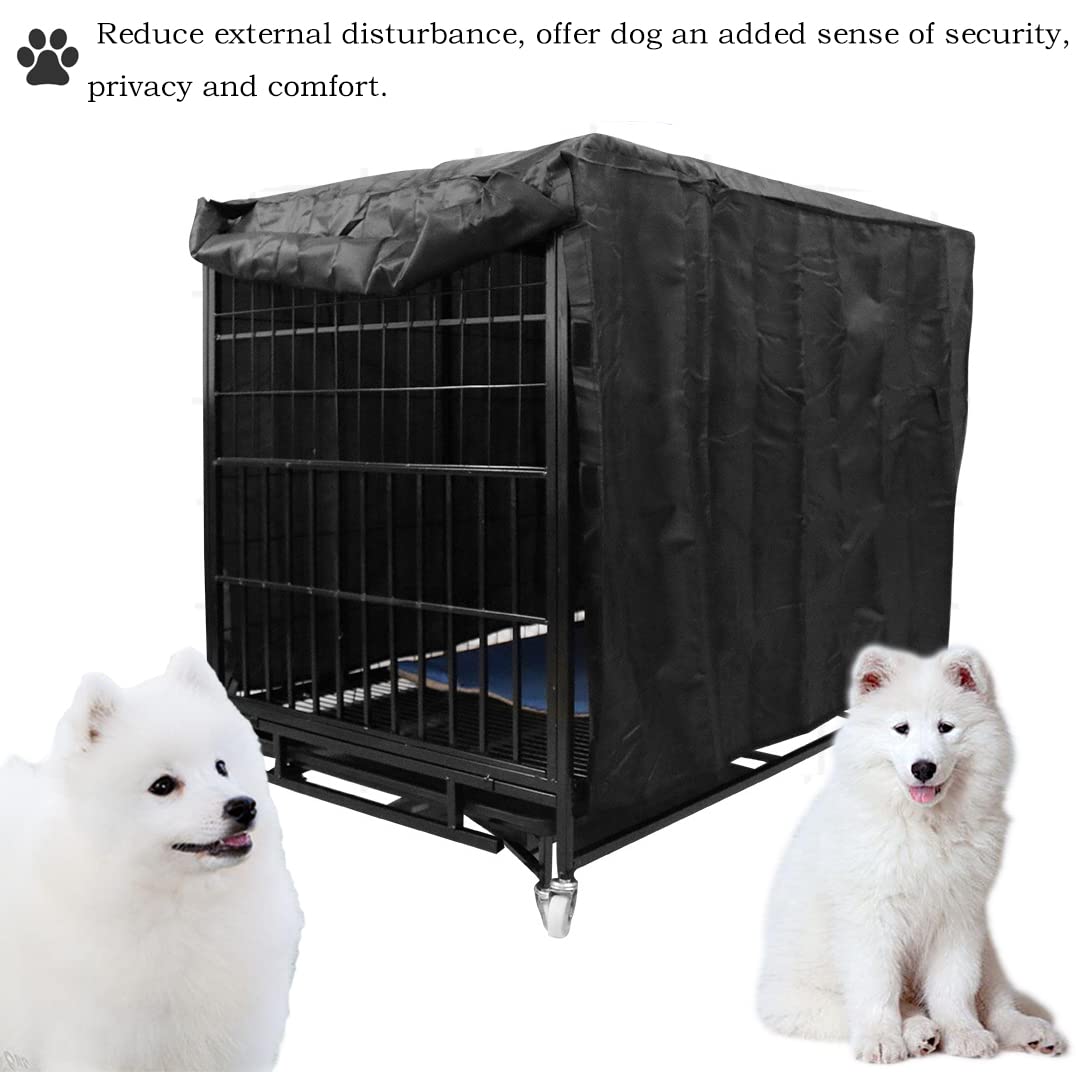 Housse de cage pour chien de 55,9 cm - Imperméable et résistante - Respirante - Pour intérieur et extérieur - Protection solaire - Été/hiver