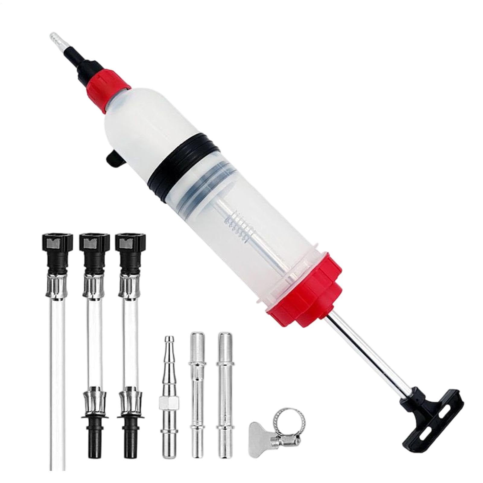 Bomba de Extracción de Herramienta Extractora Manual | Bomba para de Transmisión Para El Cambio Y Llenado En Motocicleta, Cortacésped, Motor, Transmisión, Frenos Y Refrigerante En