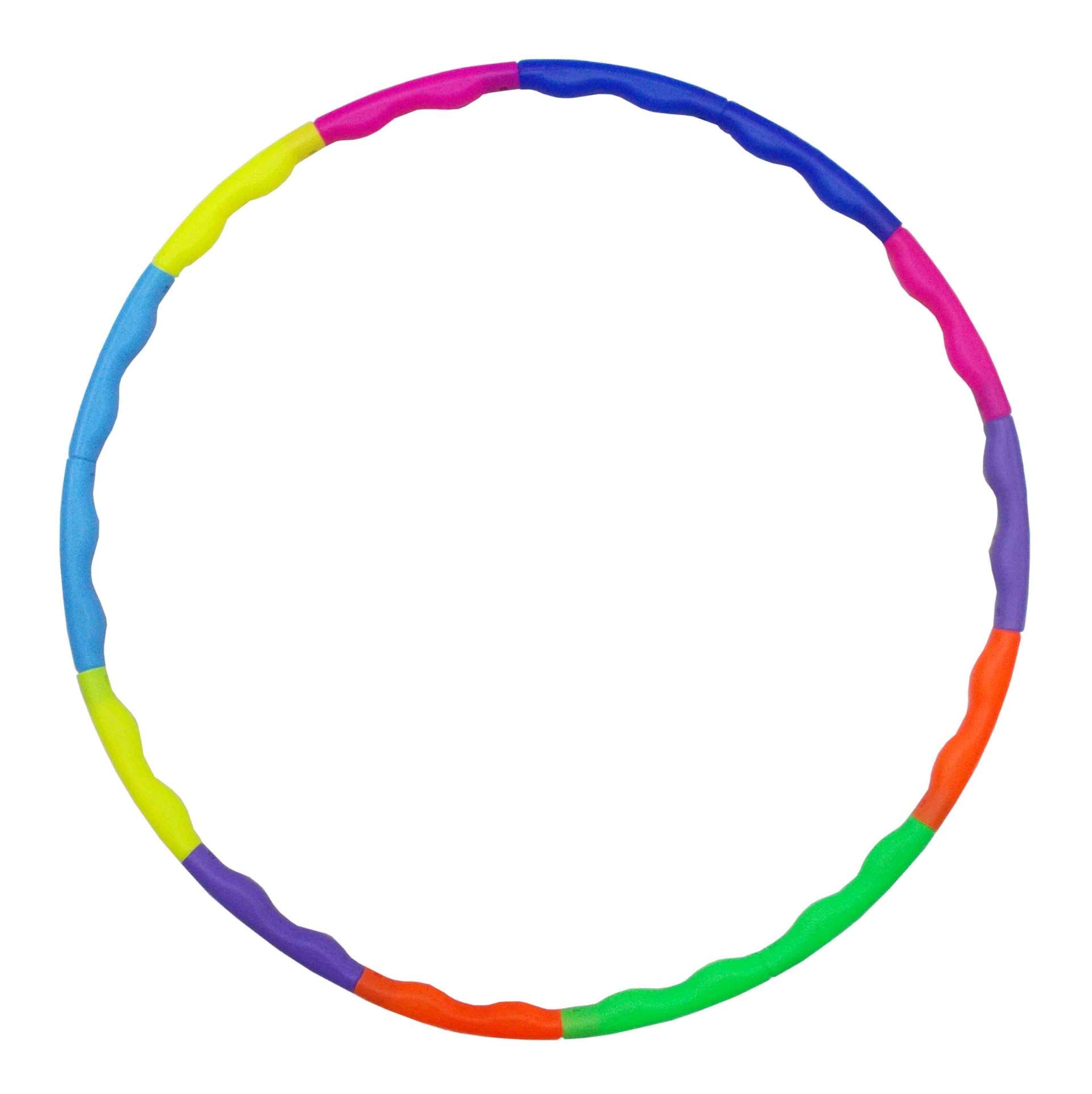 Kid's and Adult's PVC Plastic 8 Rods Fitness Hula Hoop Ring (11 inch)-image-47