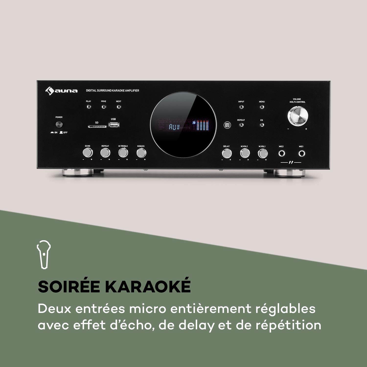 ePathChina AK160 Amplificateur de puissance 2 canaux Classe D Audio