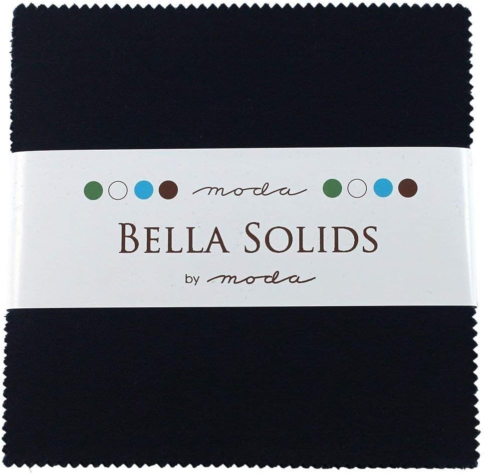 Bella Solids Navy Charm Pack 42 Squares 5" Moda Fabrics 9900PP 20