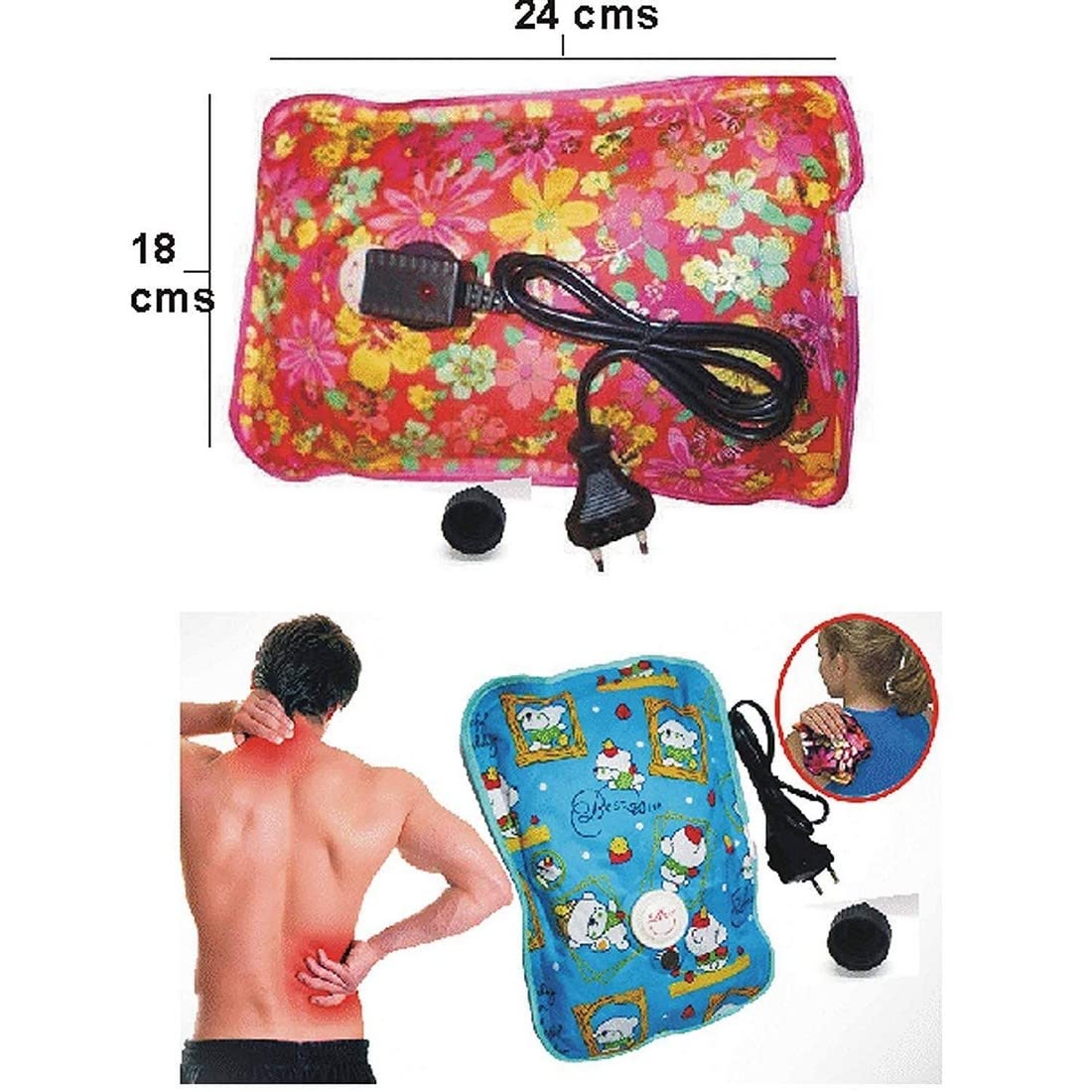 TAKASH Heating Bag, Hot Water Bags For Pain Relief, Heating Bag Electric, Heating Pad-Heat Pouch Hot Water Bottle Bag, Electric Hot Water Bag,Heating Pad With For Pain Relief(Multi Color) 3
