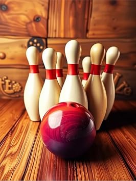 1000 Pieces Puzzle for Adults Bowling Art,Bowling Lover Beautiful and Unique Wooden Jigsaw Puzzles Adults Educational Toy Youth Decompress IQ Challenge Game Home Decor