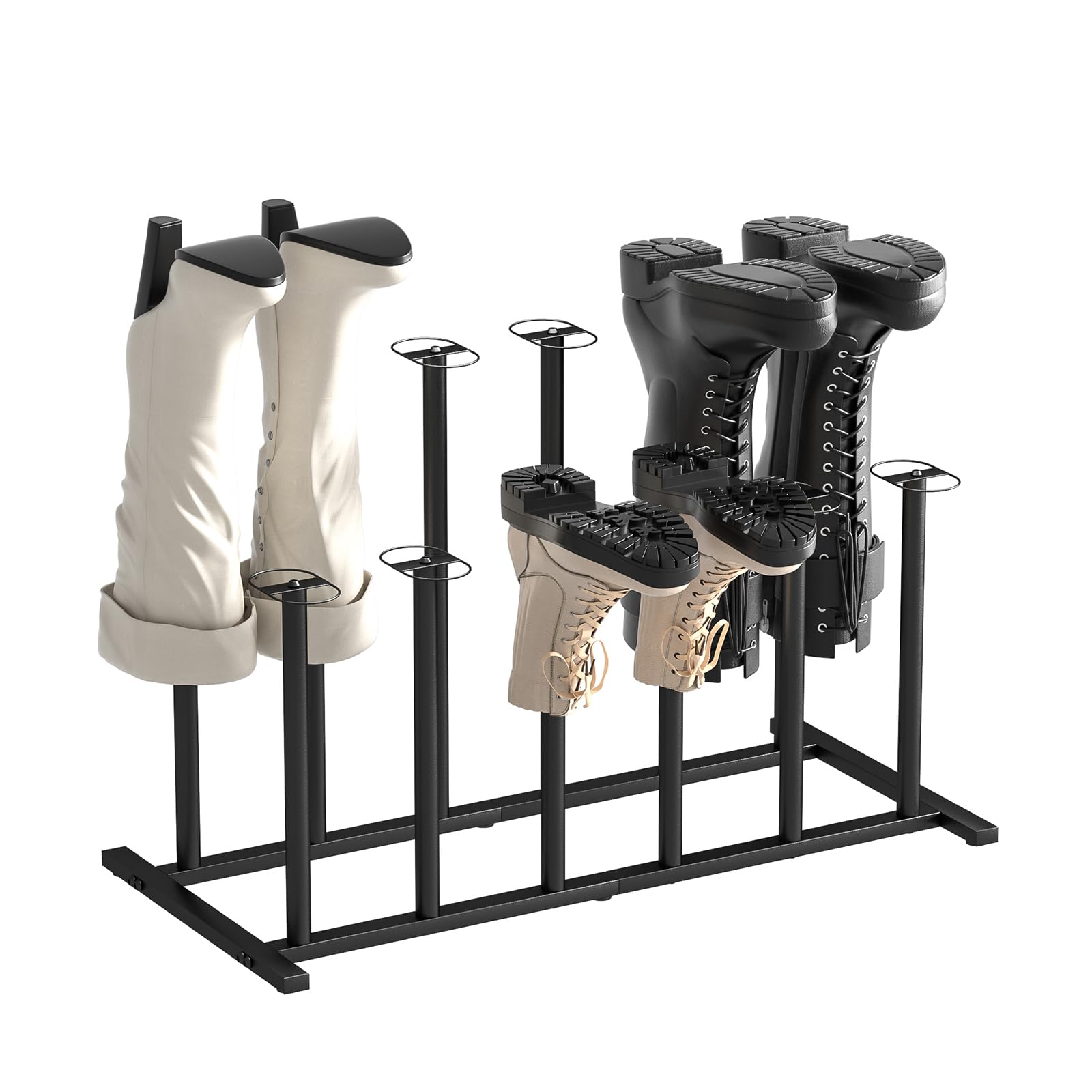 Amazon.com: Voguad Standing Boot Shoe Rack, Boot Rack Organizer Tall ...