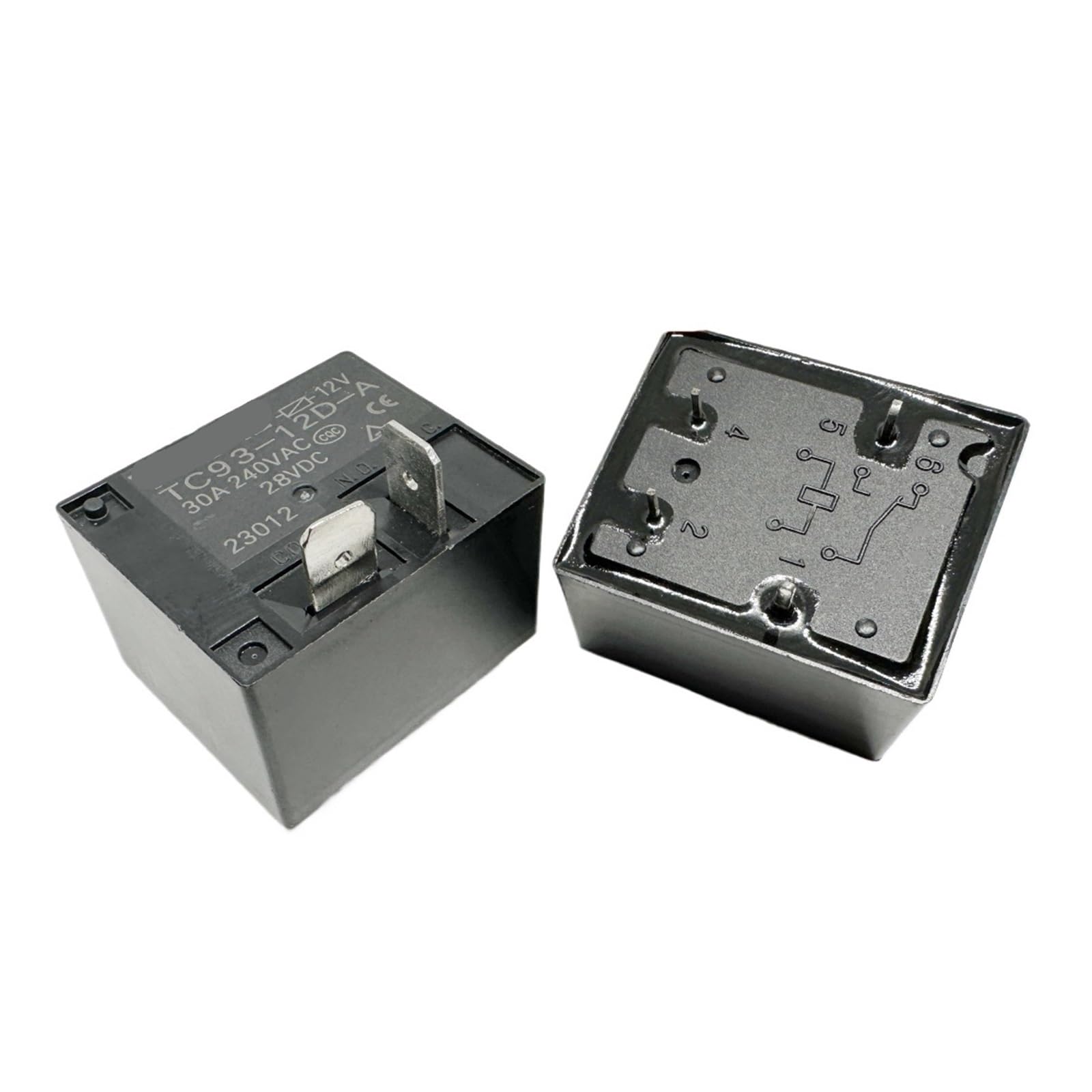 YZWRWRMKTB 1pc TC93-12D-A (T91A-12V-30A) Relay 4pins