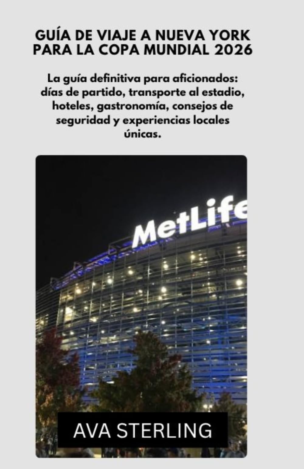 Guía de viaje a Nueva York para la Copa Mundial 2026: La guía definitiva para aficionados: días de partido, transporte al estadio, hoteles, ... de seguridad y experiencias locales únicas.