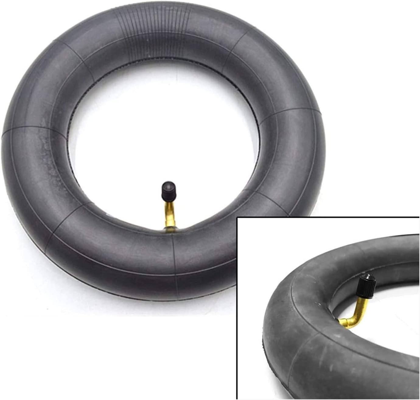 Replacement Inner Tire Tubes, 10X2.50 10x2.5 Tube with Angled Valve of The 0/45/90 Stroller for 10 Inches (0 Degree)