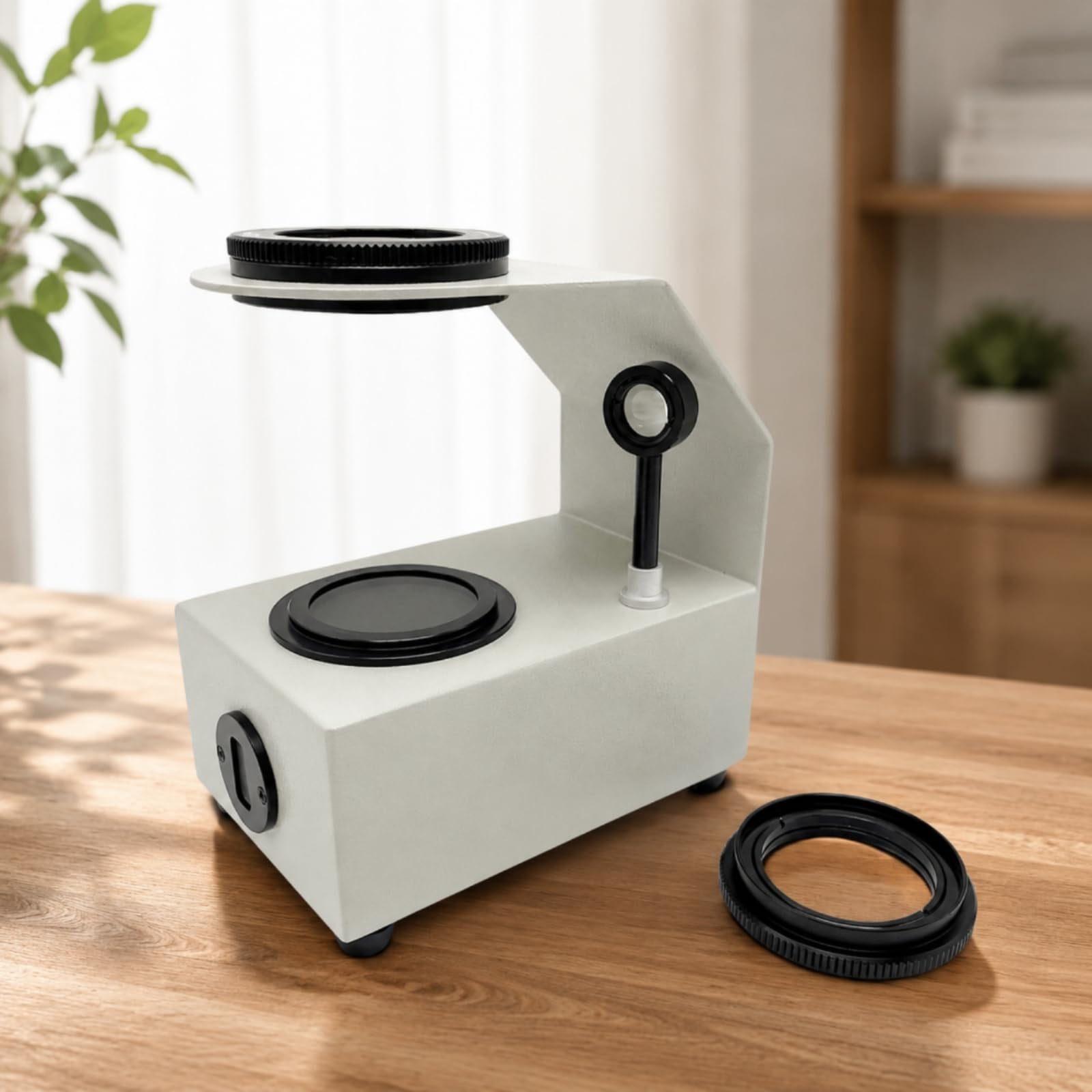 Tischpolariskop Kompakt polariskop mit lichtquelle polarisationsgerät für gemmologen, edelsteinsammler, Labor, Style to 1