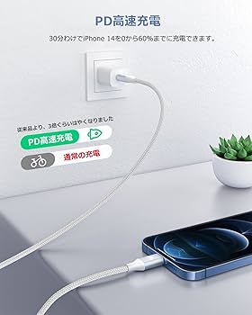 C ライトニングケーブル 1m Amazon.co.jp: Aioneus iPhone 充電ケーブル タイプC 1M