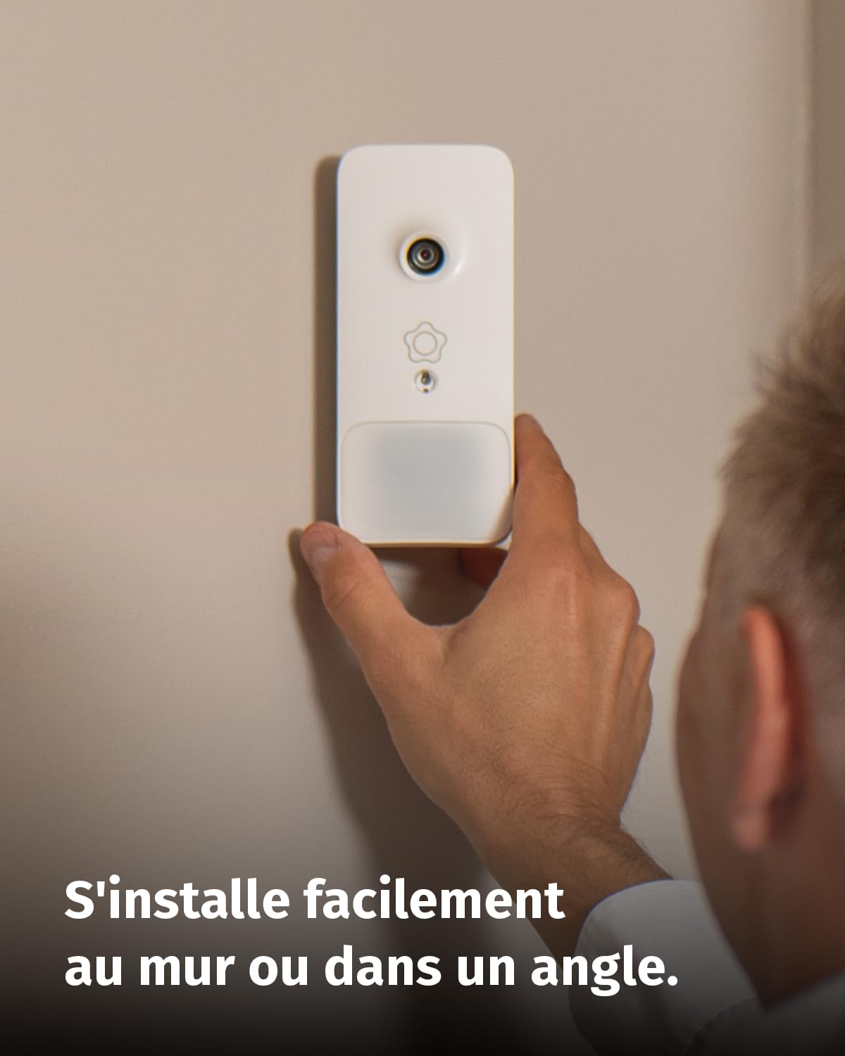 Accessoire certifié Verisure, Détecteur de Mouvement avec capteur Photo, Compatible avec Kits Alarme Maison DIY Uniquement