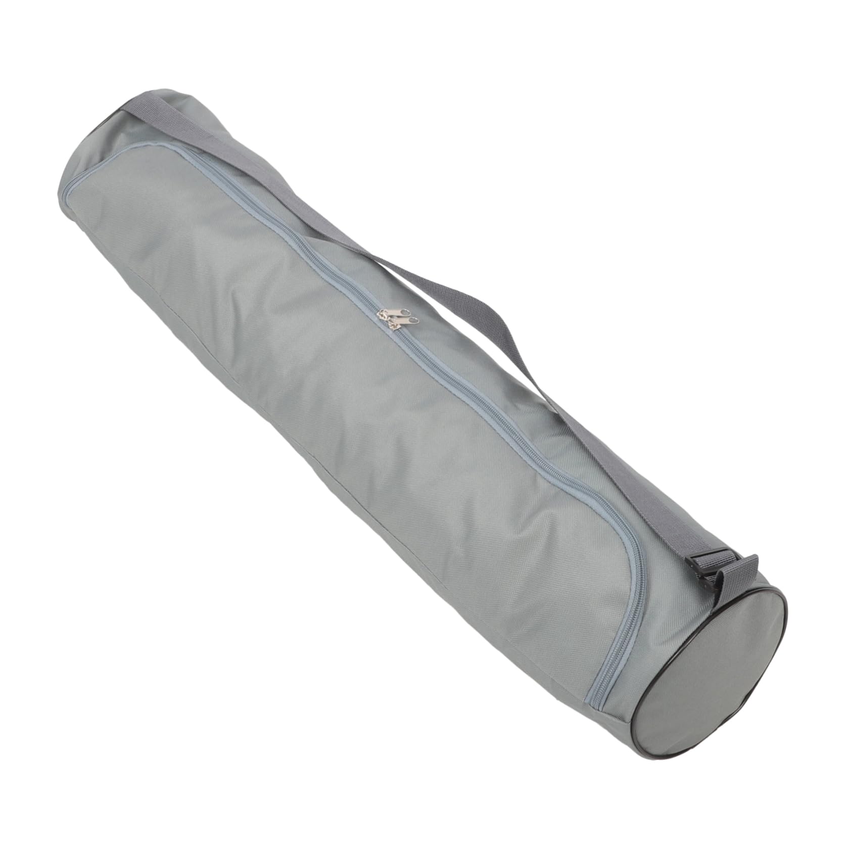 GRIRIW Outdoor Yoga Mat Storage Bag Multi Function Light Grey Pouch for Easy Carrying Sling Strap Design Capacity for Fitness and Gym Supplies