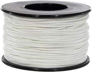 Micro Cord â€“ 125 Foot Spool of 1.18 Millimeter 33 Pound Minimum Break Strength Paracord (1 Pack, Glow in The Dark)