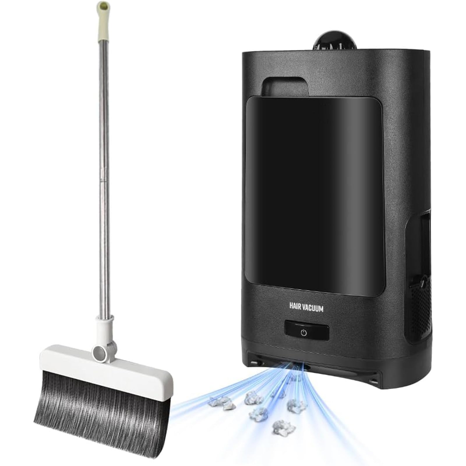 XUFWANYE Hairdressing Salon Vacuum Cleaner, 2.7L Touchless Stationary Vacuum Broken Hair Cleaning Machine, Powerful Induction Vacuum Cleaner Electric Barbershop Trash Can