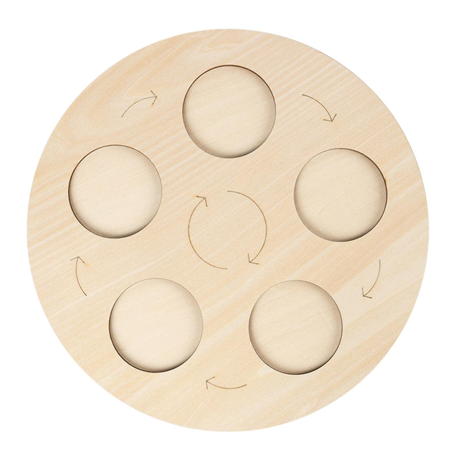 JISADER Life Growth Cycle Board Early #Educational for Preschool Kids, Five Grid