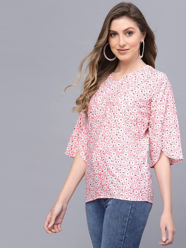 Image of Selvia Women's Regular Fit TOP (432TK401N-S Light Pink